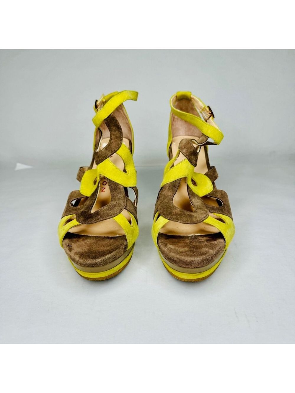 Sacha London Two Tone Suede Platform Shoes Size 7
